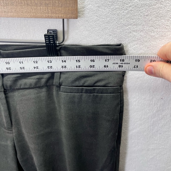 Maurices Straight Leg Black Dress Pants Womens 11/12 Stretch Casual Office 1967 - Picture 4 of 10